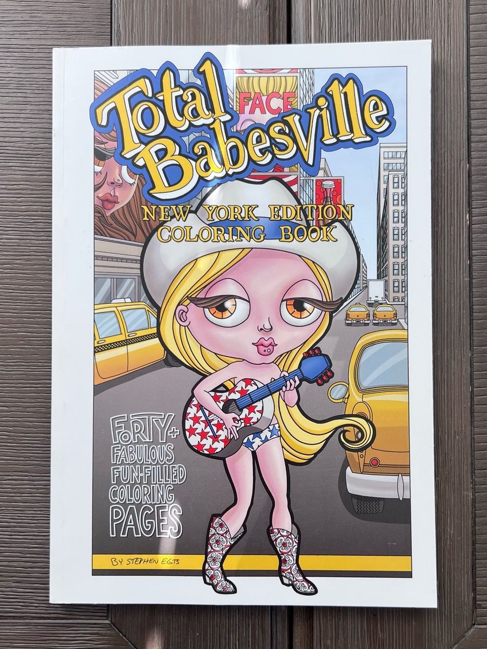 RARE! Total Babesville New York Adult Coloring Book Stephen Egts